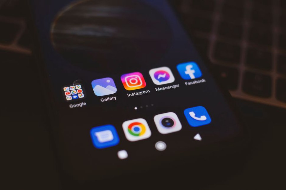 Таймер медитации в тёмной теме Android