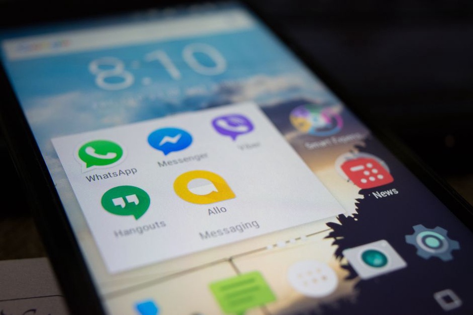 экран настроек на устройстве Android