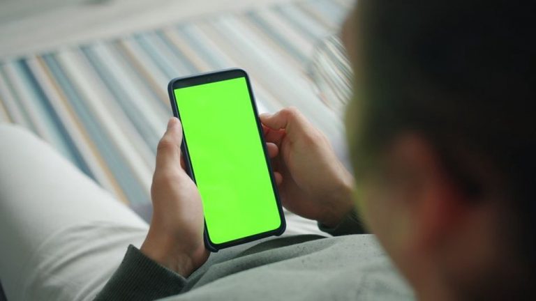 пользователь выбирает тему на экране смартфона